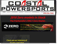 Tablet Screenshot of coastal-powersports.com